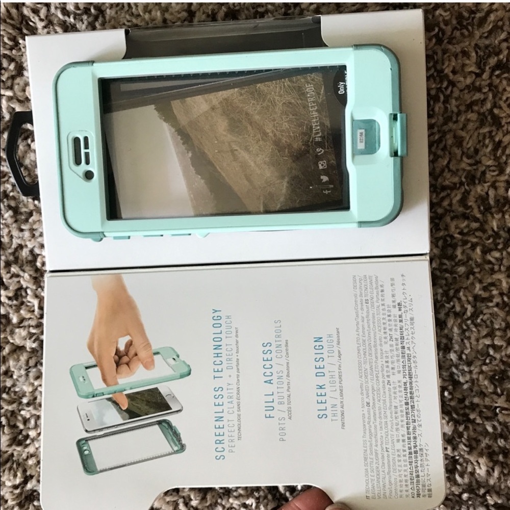 TEAL NUUD LIFEPROOF CASE FOR IPHONE6/6S